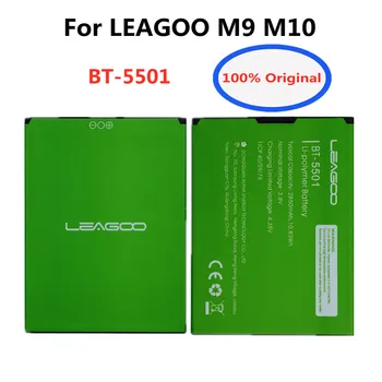 Aukštos kokybės originali BT-5501 2850mAh baterija LEAGOO M9 M 9 M10 M 10 BT5501 mobiliojo telefono pakaitinė ličio jonų baterija
