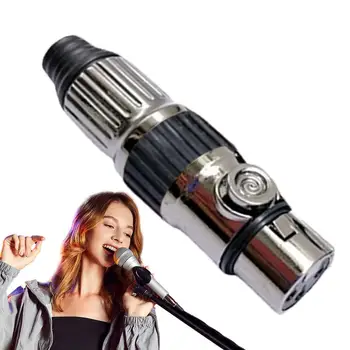  ausinių lizdo adapterio mikrofono kabelio kištuko jungtis 3 kaištis vyriškos ir moteriškos spalvos mikrofono jungtis mikrofono lizdas mikrofono kištukas
