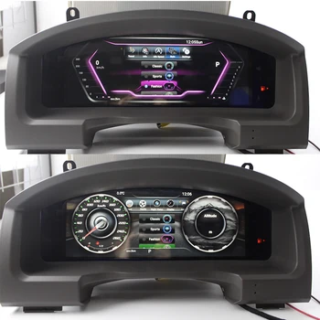 Auto priedai Automobilių LCD prietaisų skydelio plokštės matuoklio ekranas Toyota Land Cruiser 200 J200 LC200 Roraima Linux OS 12.3