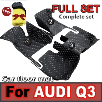 Automobiliniai grindų kilimėliai AUDI Q3 8U 2012 2013 2014 2015 2016 2017 Custom auto foot Pads automobilių kilimų dangčių salono aksesuarai