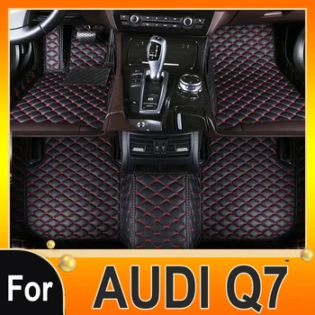 Automobiliniai grindų kilimėliai AUDI Q7 (Septynios vietos) 2016 2017 2018 2019 Custom auto foot Pads auto carpet cover
