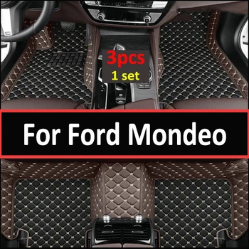 Automobiliniai grindų kilimėliai Ford Mondeo Fusion Mk V 4 2017~2021 Anti-dirt Trinkelės Kilimėliai Vandeniui atsparūs grindų kilimėliai sumažina trinties automobilių priedus