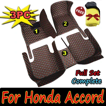 Automobiliniai grindų kilimėliai Honda Accord 2008 2009 2010 2011 2012 2013 Custom auto foot Pads auto carpet cover