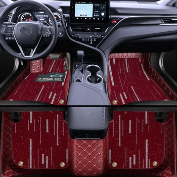 Automobiliniai grindų kilimėliai HONDA Civic X. 2017-2022 odinis automobilių salono stiliaus kilimas