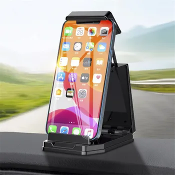 Automobilinis telefono laikiklis Pritvirtinkite stovą automobilio prietaisų skydelyje Telpa 4-11 colių mobilieji telefonai Planšetinis kompiuteris Hoder, skirtas iPad iPhone Pro Max Xiaomi Samsung GPS