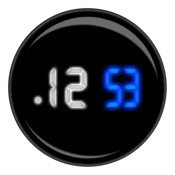 Automobilio elektroninis laikrodis Automatinis vandeniui atsparus mažas jutiklinio ekrano laikrodis Automatinis elektroninis laikrodis Jutiklinis ekranas daugiafunkcis prietaisų skydelio laikrodis