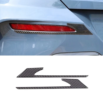 Automobilio galinio rūko žibinto antakių rėmo dangtelio apdailos lipdukų priedai BMW 8 serijos G14 G15 G16 2019-2022