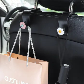 Automobilio sėdynės atlošo kablys Animacinis filmas Miela Daisy universali nešiojama saugykla, naudojama rankinei Audinys Pakabos laikiklis Automobilių salono aksesuarai