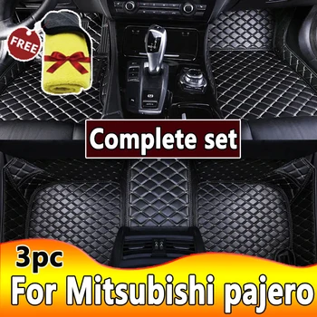 Automobilių grindų kilimėliai Mitsubishi pajero sport 2011 2012 2013 2014 2015 Custom auto foot Pads auto carpet cover Interjeras