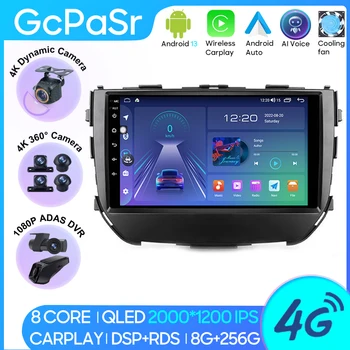 Automobilių radijas Android 13 Carplay Skirta Suzuki Vitara Brezza 2016 - 2019 Navigacija GPS Android Auto Ekranas Stereo No 2din DVD 5G Wifi