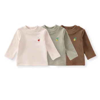 Baby Girls Boys Fleece Tops Spring Winter Infant Toddler Fashion Warm Homewear marškinėliai ilgomis rankovėmis