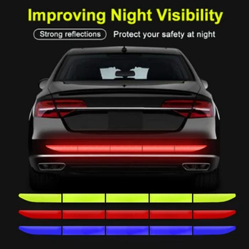 Bagažinės juostos šviesą atspindinčios juostelės lipdukai Automatinis galinis įspėjimas Šviesą atspindinčios juostos Automobilių durys Dekoratyvinės juostelės Automobiliai Bagažinės stilius sunkvežimiui