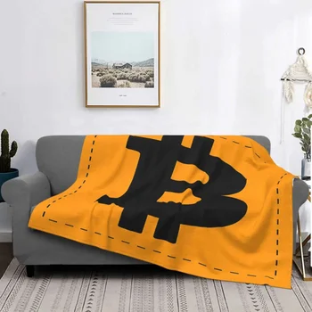 Bitcoin antklodės aksomo spausdinimas kriptovaliuta Btc blokų grandinės kvėpuojanti super minkšta antklodė sofos automobilinėms lovatiesėms