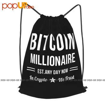 Bitcoin Millionaire Est Bet kurią dieną mama kriptografijoje mes pasitikime raišteliu kuprinė Sporto krepšys