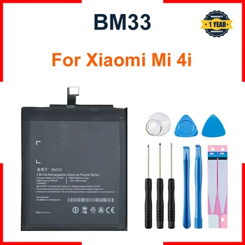 BM33 pakaitinė baterija XIAOMI Mi 4i Mi4i telefonų baterijoms 3120mAh