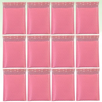 Bubble Mailers Small Envelopes Mailing Padded Bags Shipping Pink Plastic Bag Mailer Package for Waterproof Poly Shirt Pouches