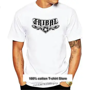 Camisetas de cuello redondo con dibujo de nombre de equipo Tribal, novedad