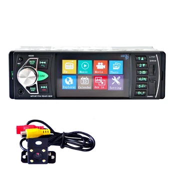 Car HD 4.1Inch Bluetooth MP5 grotuvas atbulinės eigos S n FM radijas Universal 4022D+ atbulinės eigos kamera