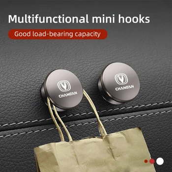 Car Mini Storage Hook Hidden Circular Fastener Keychain Clip For Changan CX70 CS35 Alsvin CS75 Hunter CS95 CS55 Star RAETON