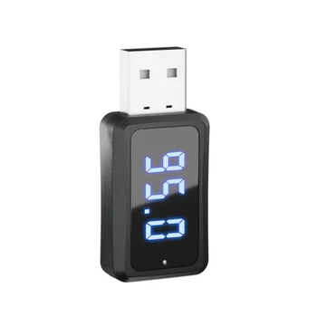 CarBluetooth 5.3 FM02 siųstuvas Imtuvas Laisvų rankų įranga Skambinimas Mini USB maitinimo šaltinis Automobilinis rinkinys Automobilių belaidis garsas Automobilių radijas