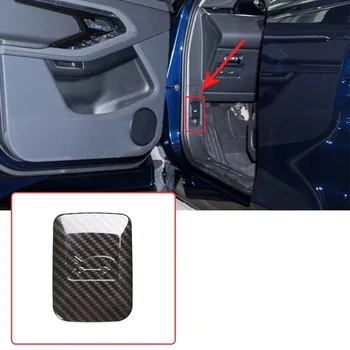 Carbon Fiber ABS Hood Switch Panel Cover Apdailos lipdukas Land Rover Range Rover Evoque L551 2020 Car Accessory hy