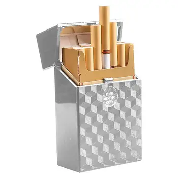 Cigarečių kišeninio laikiklio spaustukas ant kišeninio laikiklio dėžutės su PP laikymo dėklu Cigarečių konteineris 20 cigarečių nešiojama kišenė