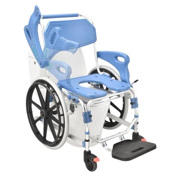 Commode kėdės tualetas nešiojamas sulankstomas komodos neįgaliųjų vežimėlių dušas Išjungti kėdes vonios kambariams