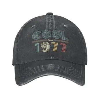 Custom Cotton Cool Since 1977 Vintage Birthday Gift Baseball Cap Men Women Adjustable Dad Hat Sports