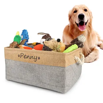 Custom Dog Toy Basket Cat Pet Box Spausdinti Buitinė drabužių laikymo dėžutė Naminių gyvūnėlių aksesuarai