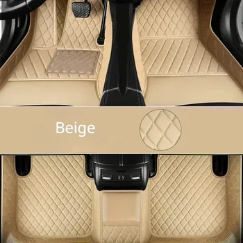 Custom LOGO Automobiliniai grindų kilimėliai Mercedes Benz GLS 7 sėdynei 2016-2019 metai 100% tinka Interjero detalės Automobilių aksesuarai