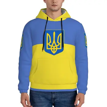 Custom Name Ukraine 3D Country Flag Print Hoodie Vyriški džemperiai Moterys Hip Hop Streetwear Sportinių kostiumų drabužiai