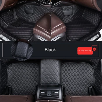 Custom Style automobilių grindų kilimėliai Audi TT 4 sėdynei 2015-2018 metai Automobilių aksesuarai Interjero detalės Pu oda