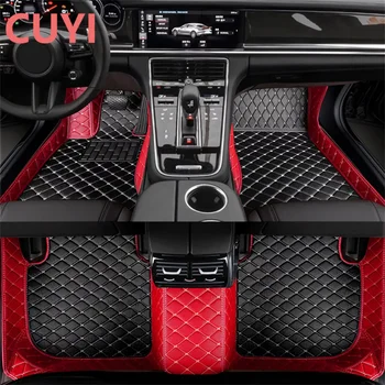 Custom Style automobilių grindų kilimėliai BM Series F32 Coupe 2013-2019 metai Interjero aksesuarai Kilimas Dviejų spalvų dėlionė