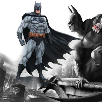 Dc Tamsos riteris Betmenas 38cm Veiksmo figūros Teisingumo lyga Betmenas Gk figūrėlės Modelis Statula Žaisliniai papuošalai Pagrindinis Decro dovanos