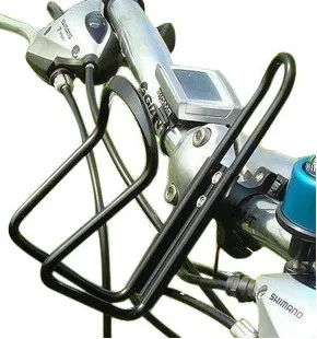 Dviračių dviratis Dviratis Aliuminio lydinys Vairas Vandens butelių laikiklis Narvai + adapteris