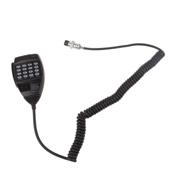 DXAB mikrofono garsiakalbio klaviatūros mikrofonas dvipusio radijo racijai, skirtas Alinco DR03 DR06 DR135 DR235 DR435 DR635