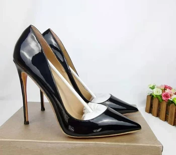 Dydis 34-45 Aukščiausios kokybės klasikinio dizaino ploni aukštakulniai Moteriški siurbliai Individualizuotos spalvos madingi suknelės vakarėlio batai