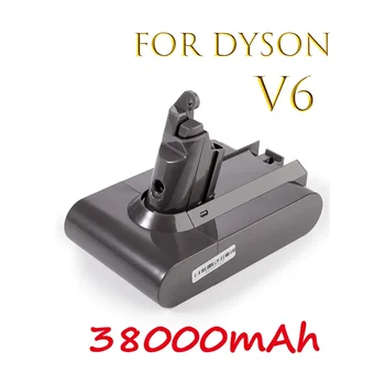 Dyson dc62 baterija 38000mAh 21.6V Ličio jonų baterija skirta Dyson V6 DC58 DC59 DC61 DC62 DC74 SV07 SV03 SV09 dulkių siurblio baterija
