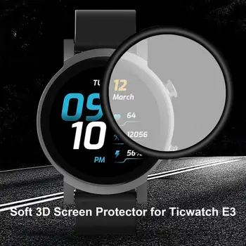 Ekrano apsauga ForTicwatch E3 visiškai minkštas apsauginės plėvelės dangtelis Tic laikrodžiui E3 SmartWatch priedai apsauginė plėvelė