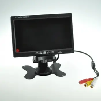 Encastrab 7 spalvotas monitorius 800x480, 2 perjungiamos vaizdo įvestys automobilio kamerai, cctv