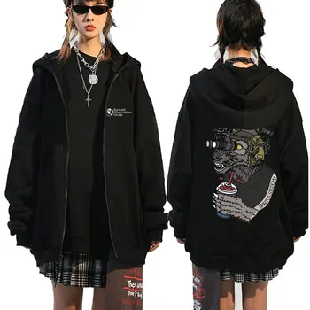 Fog Spiritus Systems Gbrs Forward Observations Group Zipper Hoodie Men Vintage Gothic Oversized Clothes Male Rock Zip Up Jacket