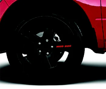 For x8 MUD BOG Truck VINYL Lipdukas Decal Wheel Racing 4X4 Ratlankio emblemos logotipų rinkinys iš 8