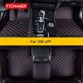 FTCHAAER Custom automobilių grindų kilimėliai VW UP UP! Automobilių kilimai Foot Coche Accessorie