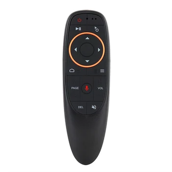 G10S Oro pelės balso nuotolinio valdymo pultas 2.4G belaidis giroskopas IR mokymasis H96 MAX X88 PRO X96 MAX Android TV dėžutė HK1