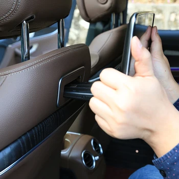 Galinės sėdynės pramogų sistema Mercedes Benz W167 GLE 320 4MATIC Wifi Bluetooth Android galvos atrama su veidrodiniu televizoriaus monitoriumi