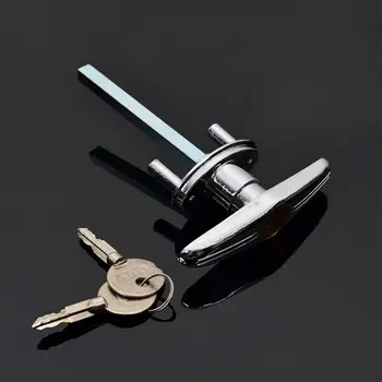Garažo durų atidarytuvas T užrakto rankena su 2/3/4 raktais, saugiais nameliams ant ratų ir priekaboms