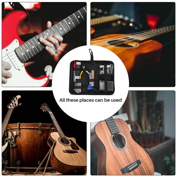 Gitaros rinkinys, skirtas taisyti elektrinės gitaros priežiūros rinkinius mandolinai Banjo Ukulele kaklo matavimas Stygų atstumas