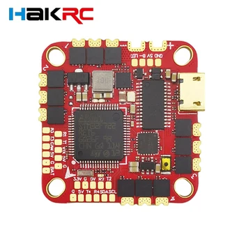 HAKRC F722 40A AIO Dual USB Flight Control 4IN1 BLHELI_ S ESC 2-6S 25.5x25.5mm For HD VTX CADDX CRSF FPV Racing Drone