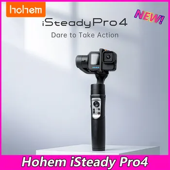 Hohem iSteady Pro 4 veiksmo kamera Gimbal 3 ašių rankinis stabilizatorius, skirtas GoPro 11/10/9/8/7 Insta360 One R DJI OSMO Action