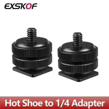 Hot Shoe to 1/4 Adapter Camera Hot Shoe Mount Adapter Flash Shoe to 1/4